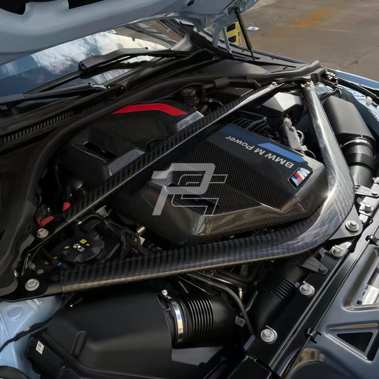 U Shaped Dry Carbon Fiber Engine Strut Brace Bar - BMW M2 G87 & M3 G80/G81 & M4 G82/G83