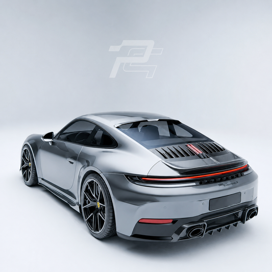 OD Style Dry Carbon Fiber Front Lip - Porsche 911 992.2