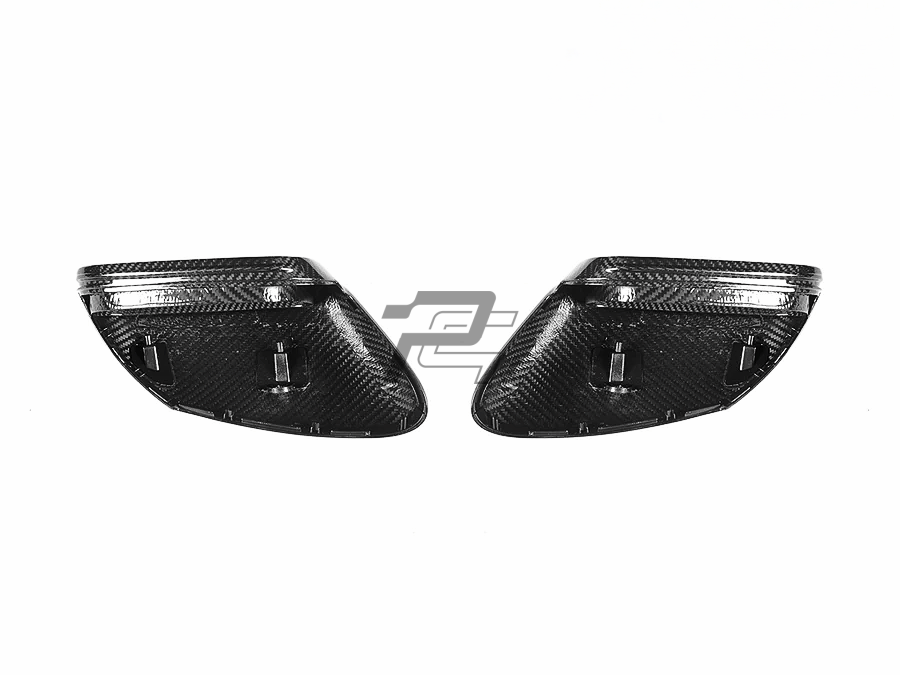 Dry Carbon Fiber Mirror Caps – Porsche 911 992 & Taycan 9J1