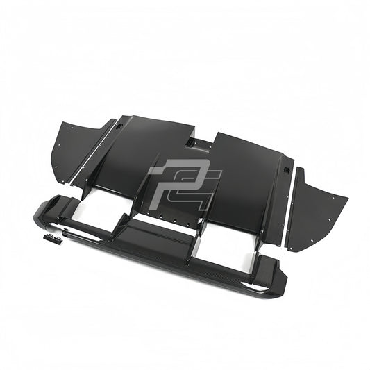 RSC Style Dry Carbon Fiber Rear Diffuser 7 Piece Kit - BMW M3 G80/G81 & M4 G82/G83