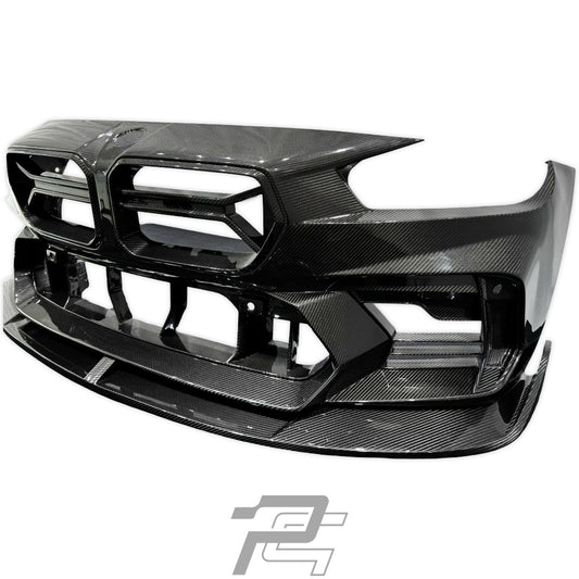 AD Style Full Carbon Fiber Front Bumper - BMW M2 G87