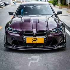CS Style Dry Carbon Fiber Front Lip - BMW M3 G80/G81 & M4 G82/G83