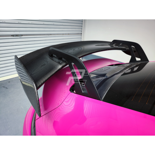 GT3 Style Dry Carbon Fiber Rear Spoiler Wing Kit - Porsche 911 992.1 Carrera/4/S/T/4S/Targa/GTS