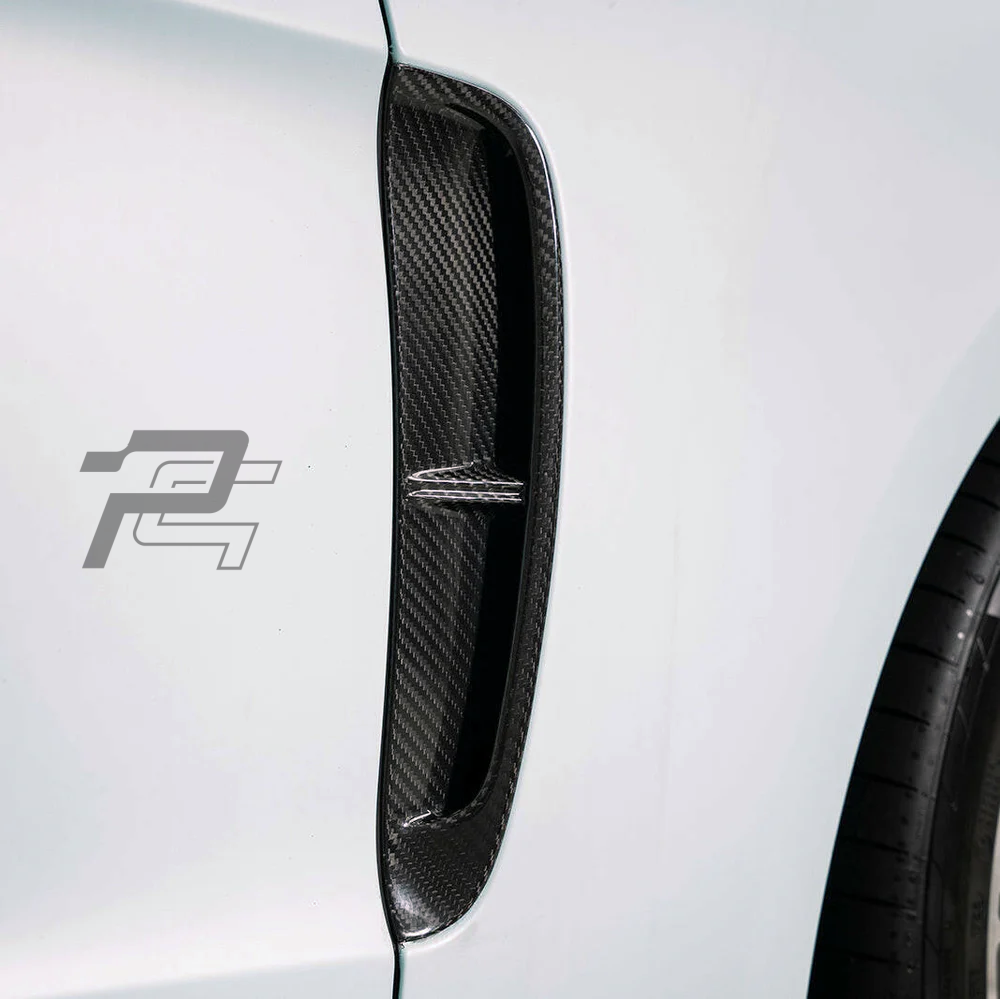 Dry Carbon Fiber Side Fender Vent Trim - Porsche Panamera 971