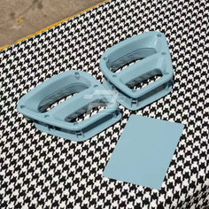 Custom Painted LWCB Seat Belt Pass Through Trim - Porsche 991 & 992 & 718 Lightweight Carbon Bucket Seats