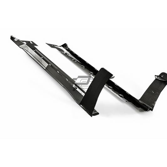 Dry Carbon Fiber Side Skirts with Aero Flaps – Porsche 992.1 GT3 RS