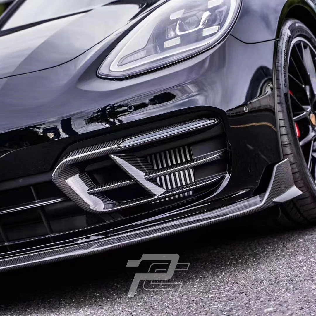 Dry Carbon Fiber Air Inlet Ducts Vent Trim – Porsche Panamera 971.2 Non-Sport Design