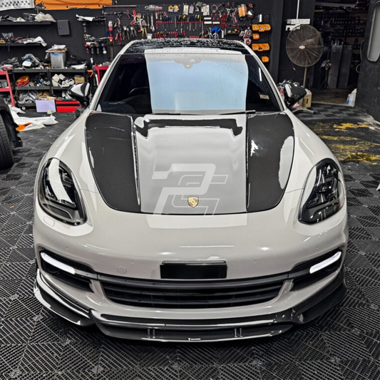 TP Style Dry Carbon Fiber Engine Hood - Porsche Panamera 971
