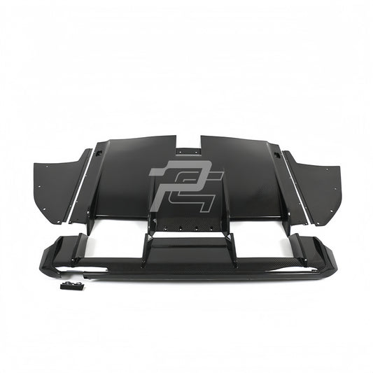 RSC Style Dry Carbon Fiber Rear Diffuser 7 Piece Kit - BMW M3 G80/G81 & M4 G82/G83