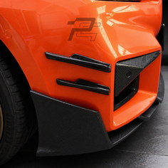 CT Style Dry Carbon Front Canard Set - BMW M2 G87