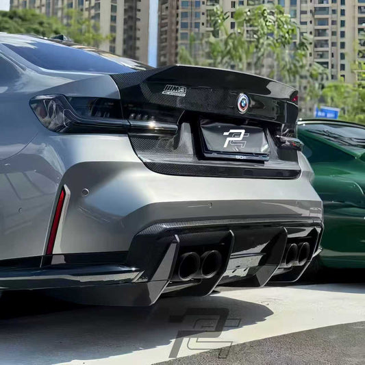 RSC Style Dry Carbon Fiber Rear Diffuser 7 Piece Kit - BMW M3 G80/G81 & M4 G82/G83