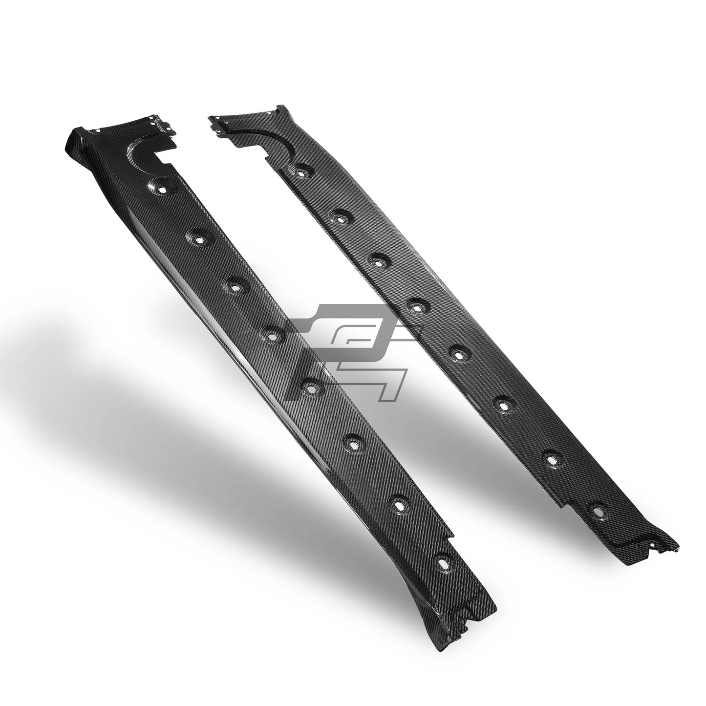 GT3 Style Dry Carbon Fiber Side Skirt - Porsche 911 992 Carrera/4/S/T/4S/Targa/GTS/GT3