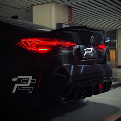 PSM Style Dry Carbon Fiber Trunk Spoiler - BMW M4 G82/G83 & G22 4 Series