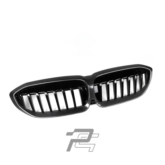 Single Slat Dry Carbon Fiber Front Grille – BMW 3 Series Pre-LCI G20