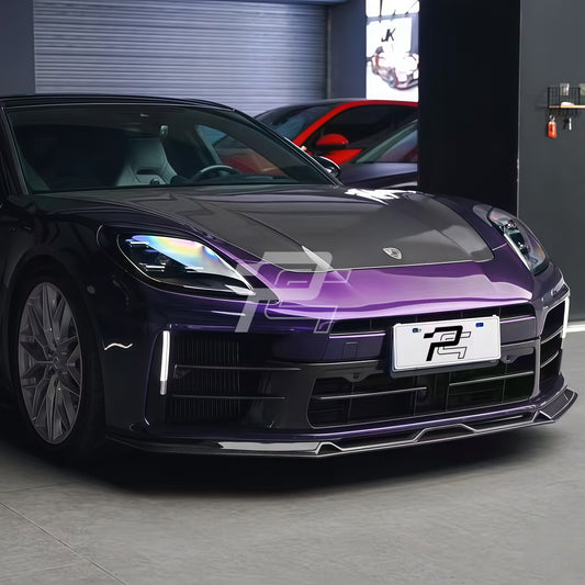 OEM Style Dry Carbon Fiber Engine Hood - Porsche Panamera 976