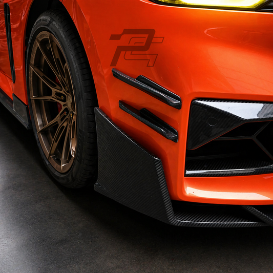 CT Style Dry Carbon Front Canard Set - BMW M2 G87