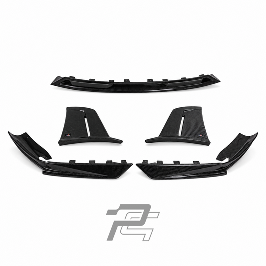 AE Style Dry Carbon Fiber Front Lip – Porsche 911 992.1 Carrera / S / 4 / 4S / T / GTS