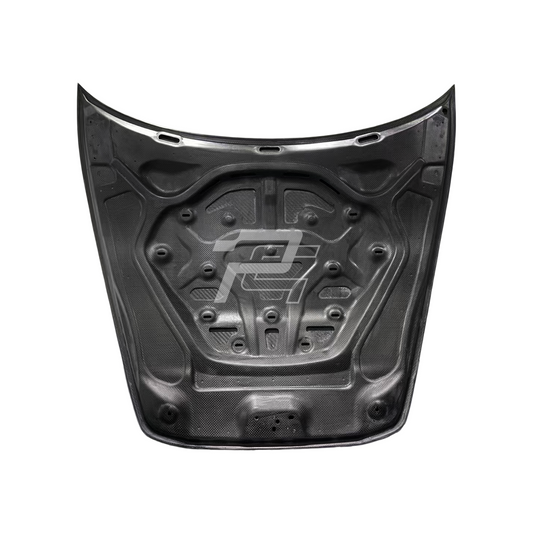 OEM Style Dry Carbon Fiber Engine Hood - Porsche Panamera 976