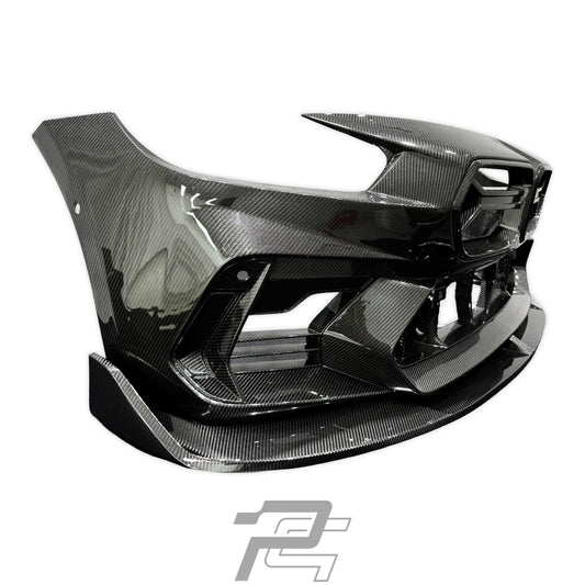 AD Style Full Carbon Fiber Front Bumper - BMW M2 G87