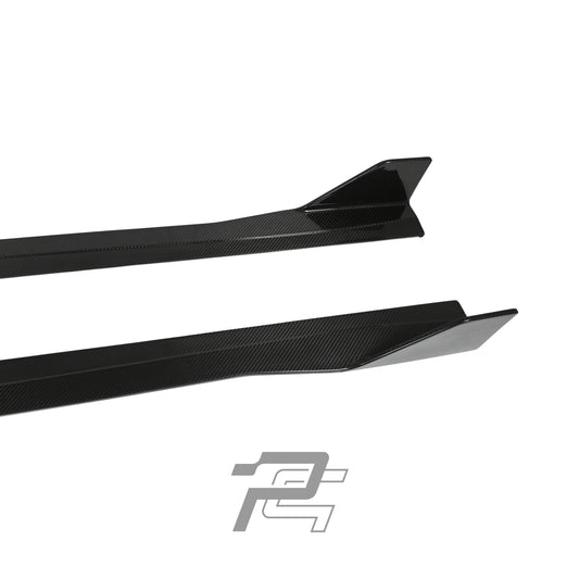 AD Style Dry Carbon Fiber Side Skirt V1 - BMW M2 G87