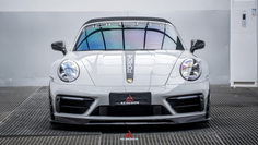 AE Style Dry Carbon Fiber Front Lip – Porsche 911 992.1 Carrera / S / 4 / 4S / T / GTS