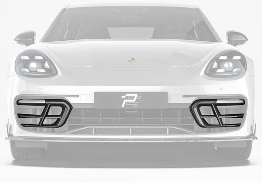 Dry Carbon Fiber Air Inlet Ducts Vent Trim – Porsche Panamera 971.2 Non-Sport Design