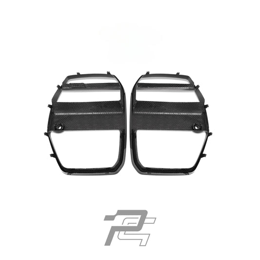 V Style Dry Carbon Fiber Front Grille - BMW M3 G80/G81 & M4 G82/G83