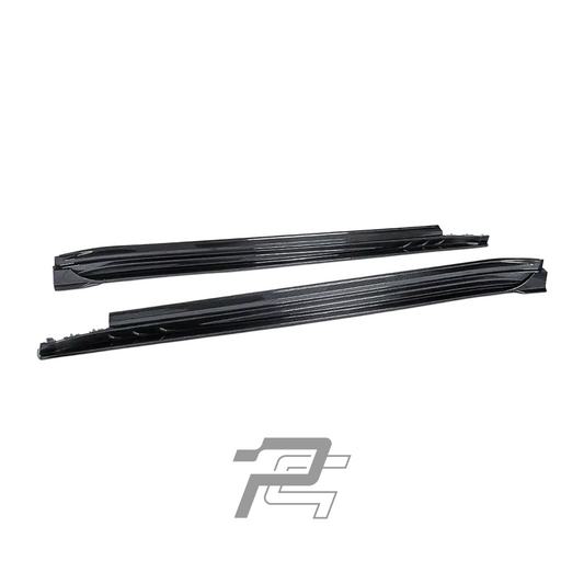 P Style Dry Carbon Fiber Side Skirt - Porsche Panamera 971