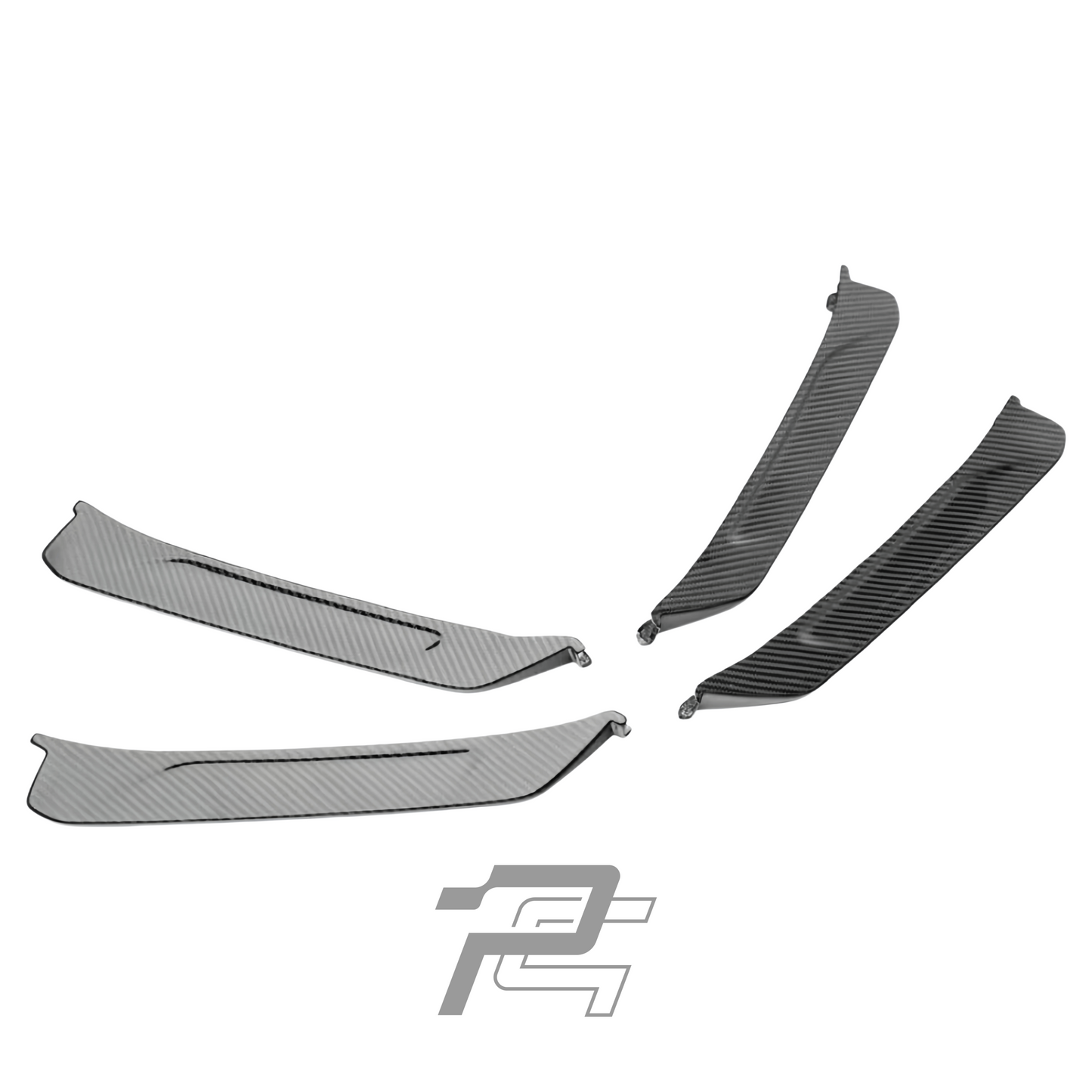 Dry Carbon Fiber Front Air Inlet Vents Trims- Porsche 992.2 911 Carrera / Targa Sport Design