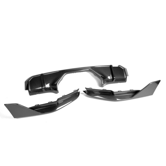 MP Exhaust Style Carbon Fiber Rear Diffuser - BMW M3 G80/G81 & M4 G82/G83