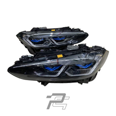 CSL Yellow/White Switchable DRL Laser Headlights - BMW M3 G80/G81 & M4 G82/G83 & 4 Series i4 G22/G23/G26