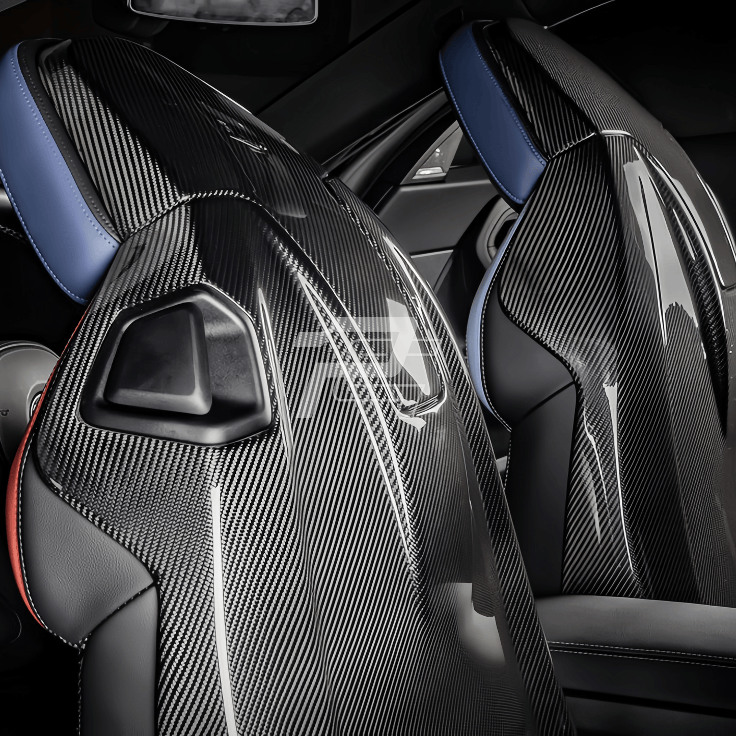 Dry Carbon Fiber Seat Back Cover Set - BMW M3 G80/G81 & M4 G82/G83