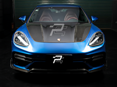 TP Style Dry Carbon Fiber Engine Hood - Porsche Panamera 971