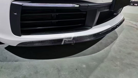 OEM Style Dry Carbon Fiber Front Lip- Porsche 992.1 911 Carrera / Targa
