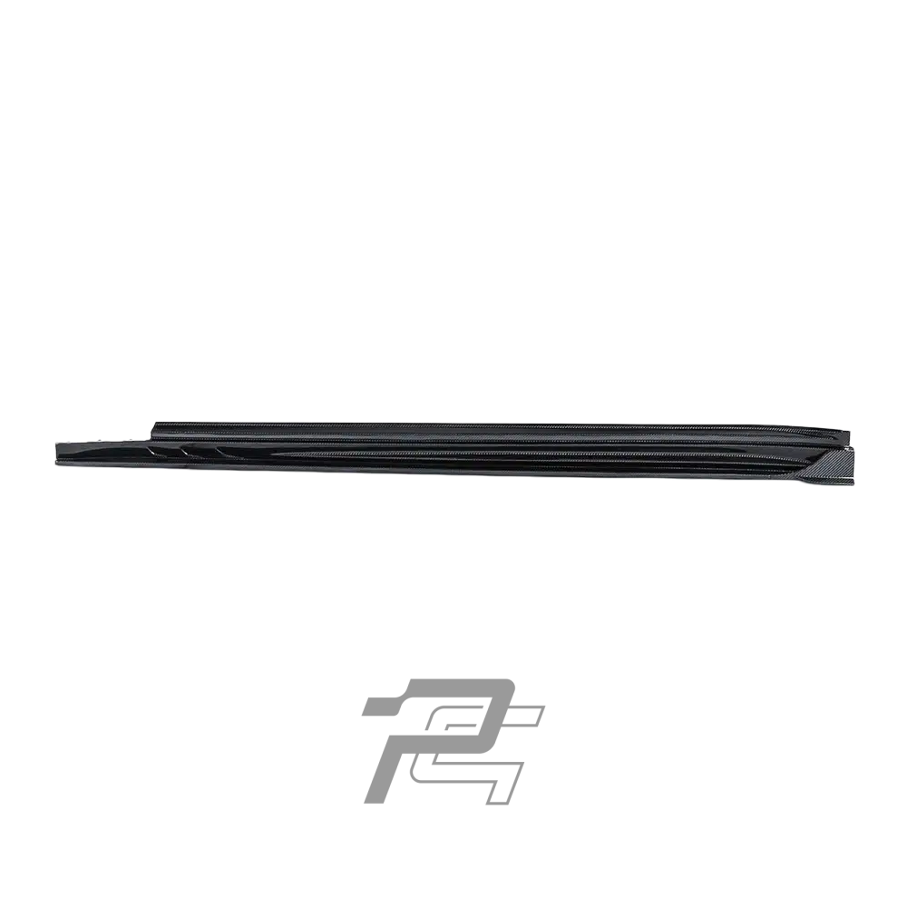P Style Dry Carbon Fiber Side Skirt - Porsche Panamera 971