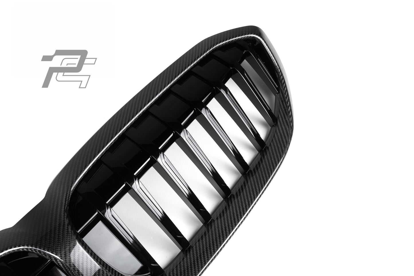 Single Slat Dry Carbon Fiber Front Grille – BMW 3 Series Pre-LCI G20