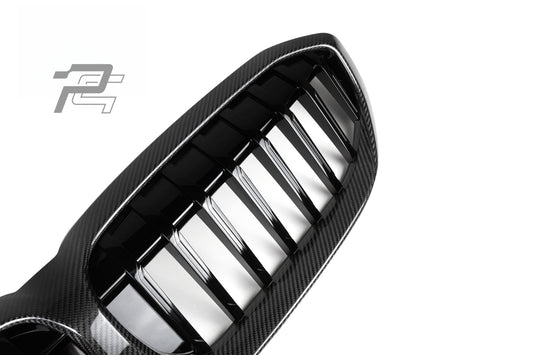 Single Slat Dry Carbon Fiber Front Grille – BMW 3 Series Pre-LCI G20