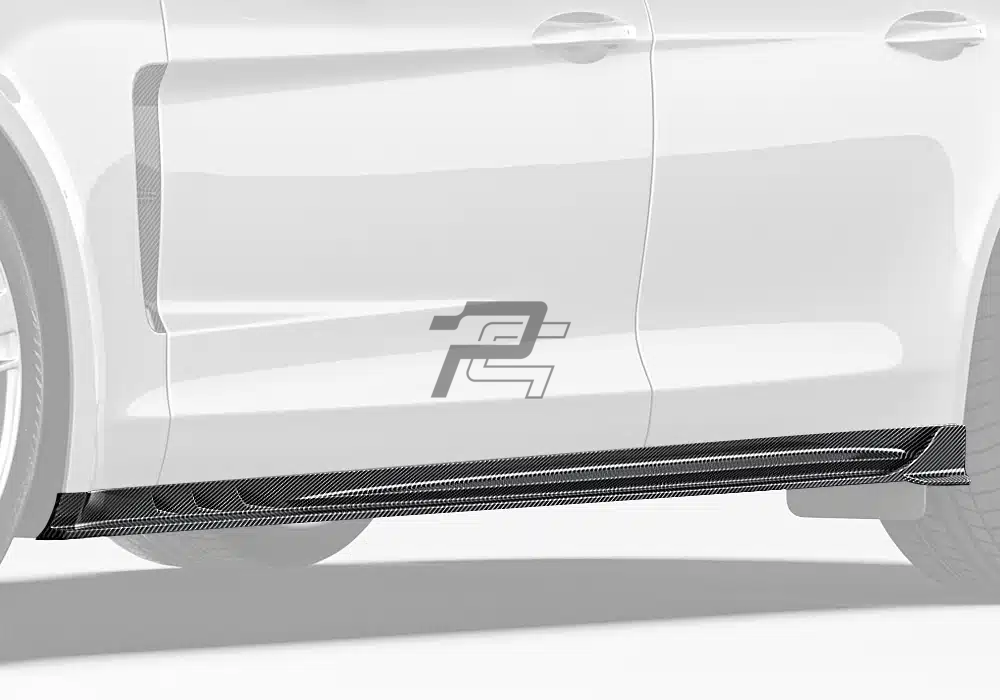 P Style Dry Carbon Fiber Side Skirt - Porsche Panamera 971