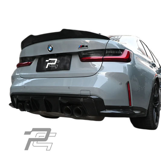 PSM Style Dry Carbon Fiber Trunk Spoiler - BMW M3 G80 & G20 3 Series