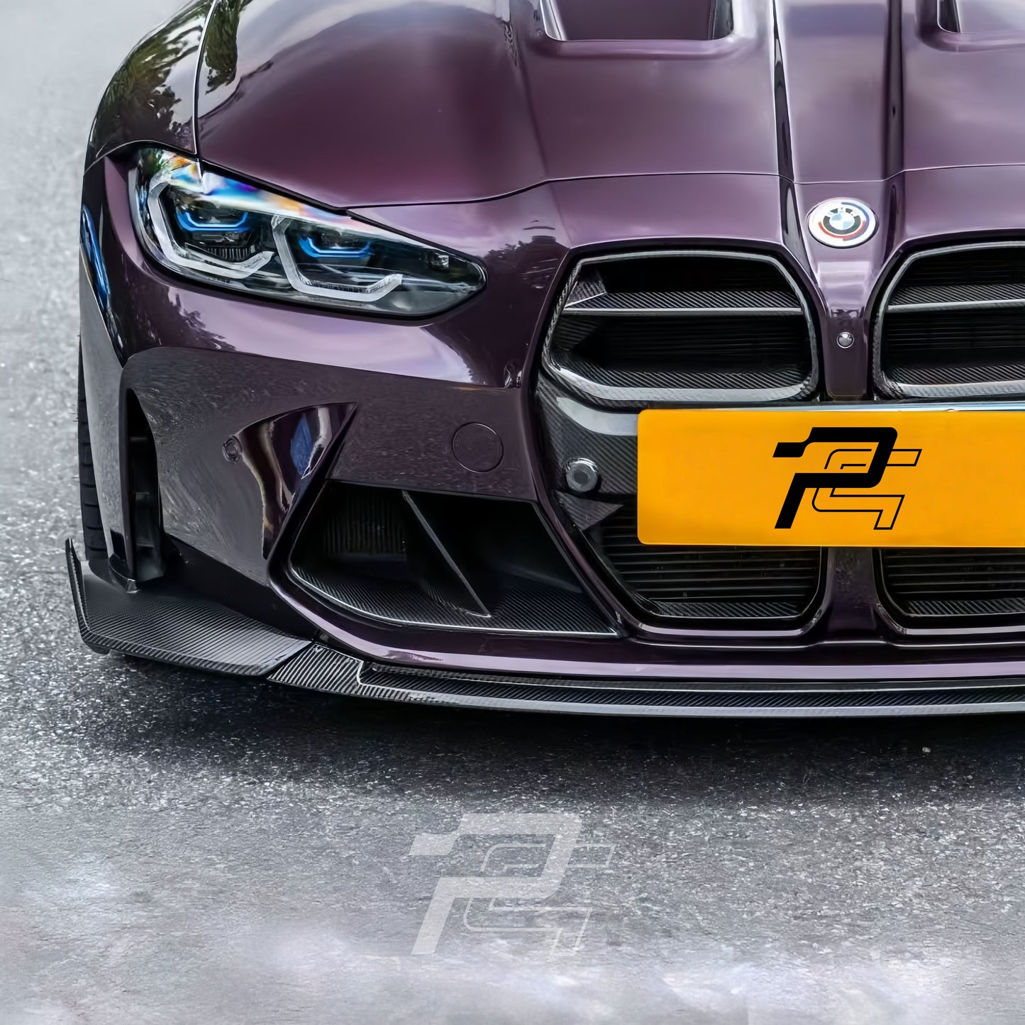 CS Style Dry Carbon Fiber Front Lip - BMW M3 G80/G81 & M4 G82/G83