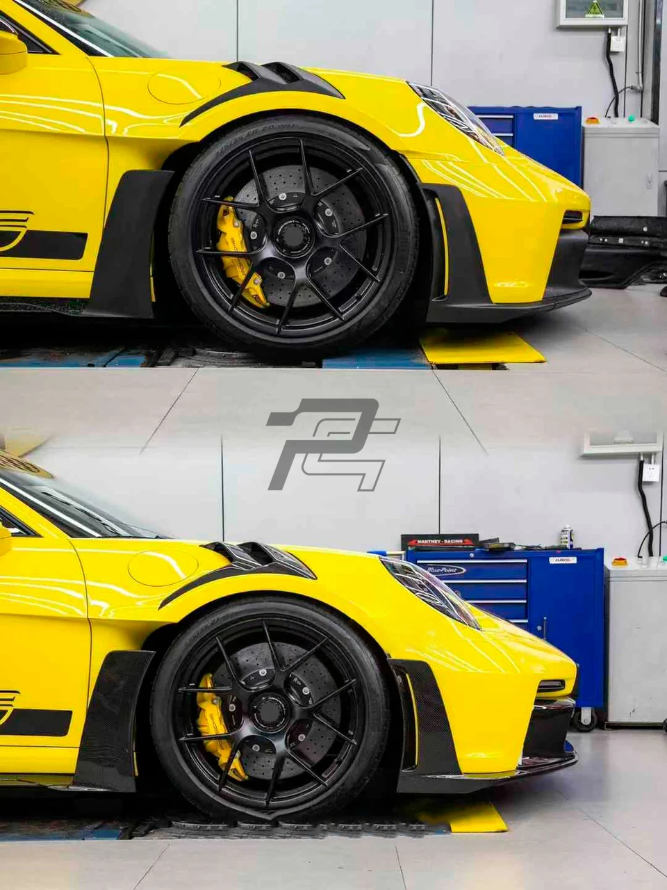 Dry Carbon Fiber Side Skirts with Aero Flaps – Porsche 992.1 GT3 RS