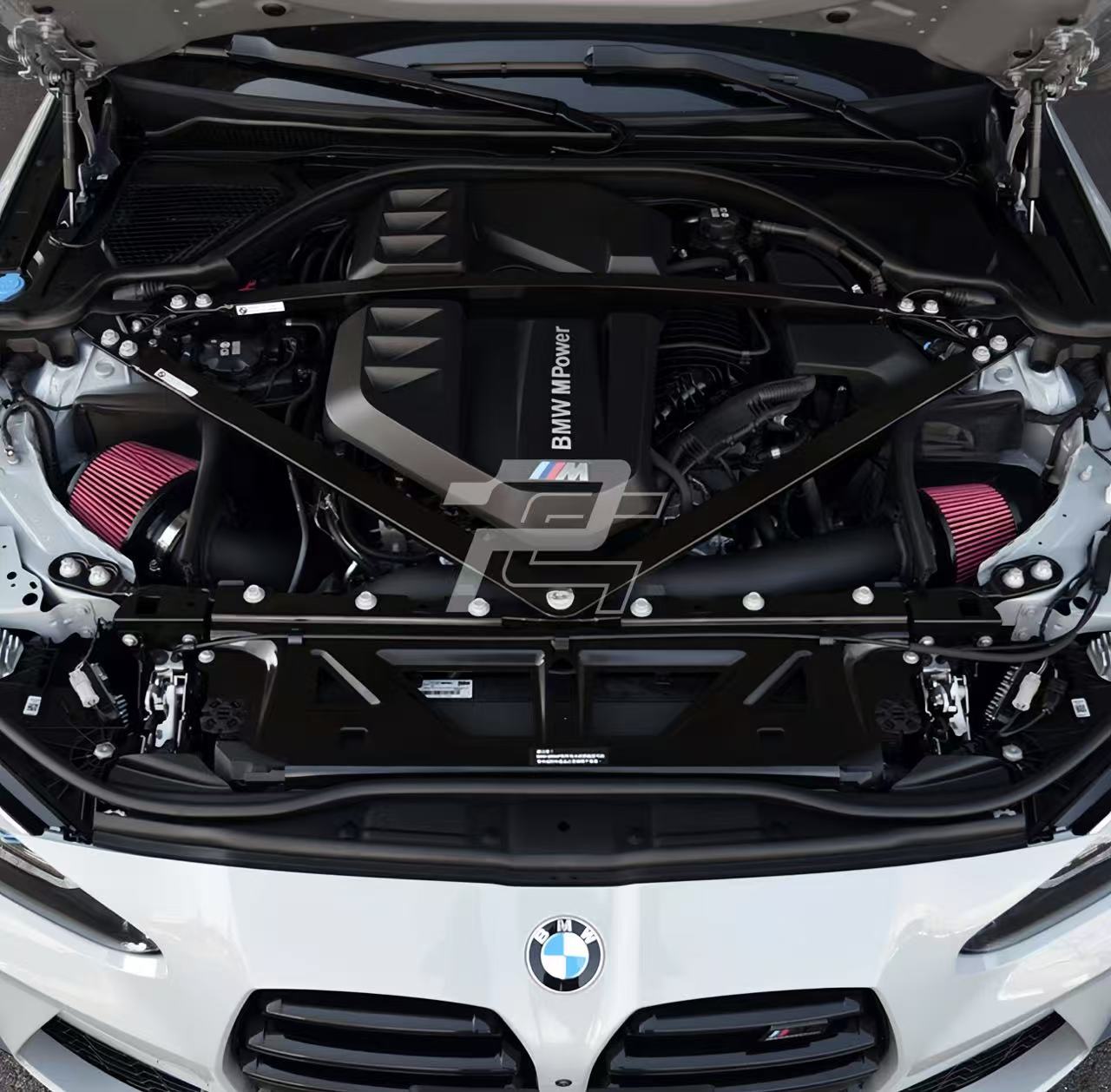S58 Aluminum Top Mount Cold Air Intake Kit With Heat Shield - BMW M2 G87 & M3 G80/G81 & M4 G82/G83