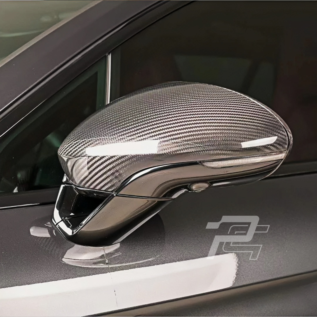 Dry Carbon Fiber Mirror Caps – Porsche Panamera 971 & 976