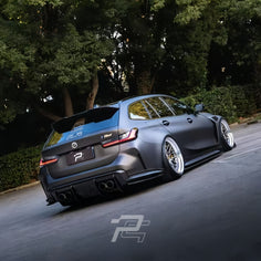 RSC Style Dry Carbon Fiber Rear Diffuser 7 Piece Kit - BMW M3 G80/G81 & M4 G82/G83