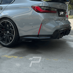 OEM Style Dry Carbon Fiber Rear Bumper Trim Splitter  - BMW M3 G80/G81 & M4 G82/G83