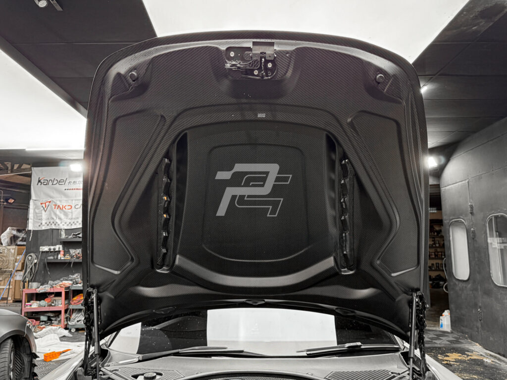 TP Style Dry Carbon Fiber Engine Hood - Porsche Panamera 971