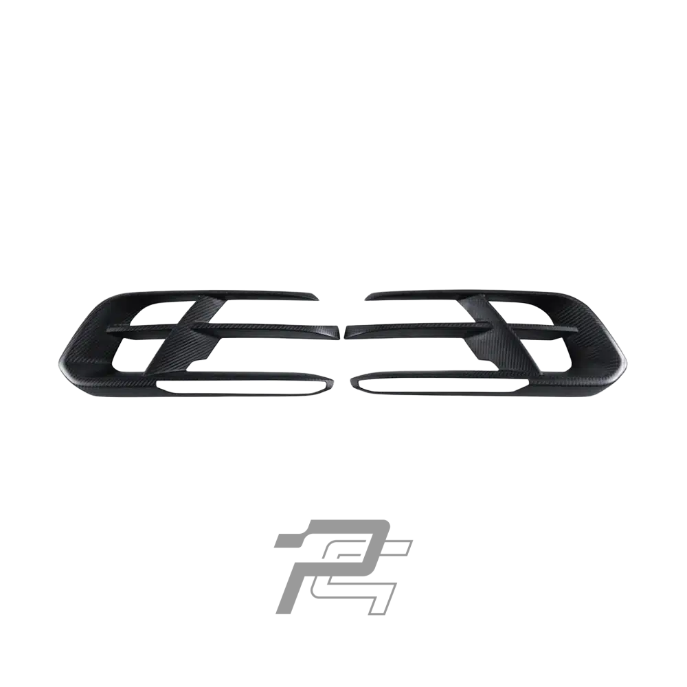 Dry Carbon Fiber Air Inlet Ducts Vent Trim – Porsche Panamera 971.2 Non-Sport Design