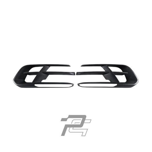 Dry Carbon Fiber Air Inlet Ducts Vent Trim – Porsche Panamera 971.2 Non-Sport Design