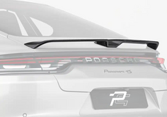 P Style Dry Carbon Fiber Rear Spoiler - Porsche Panamera 971