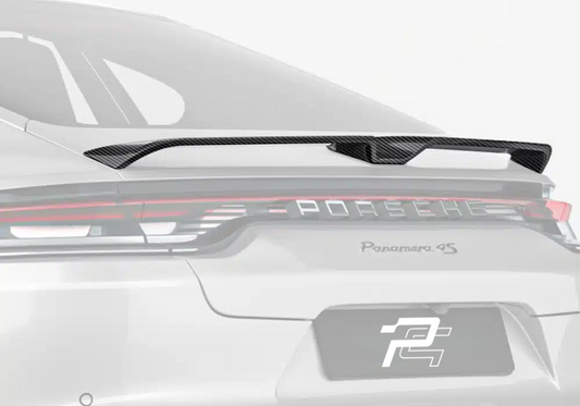 P Style Dry Carbon Fiber Rear Spoiler - Porsche Panamera 971